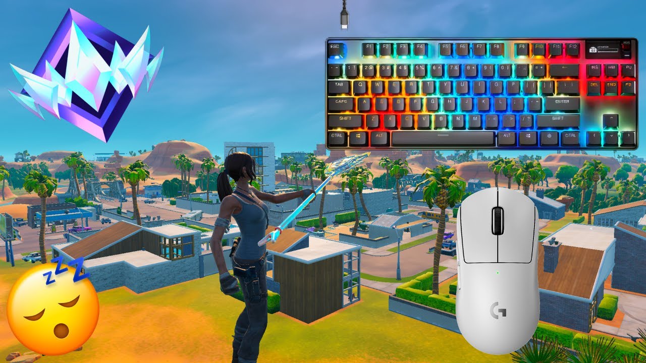 SteelSeries Apex Pro TKL ASMR 😴 Fortnite OG Ranked Reload 🏆 Satisfying Keyboard Fortnite 240 FPS 4K