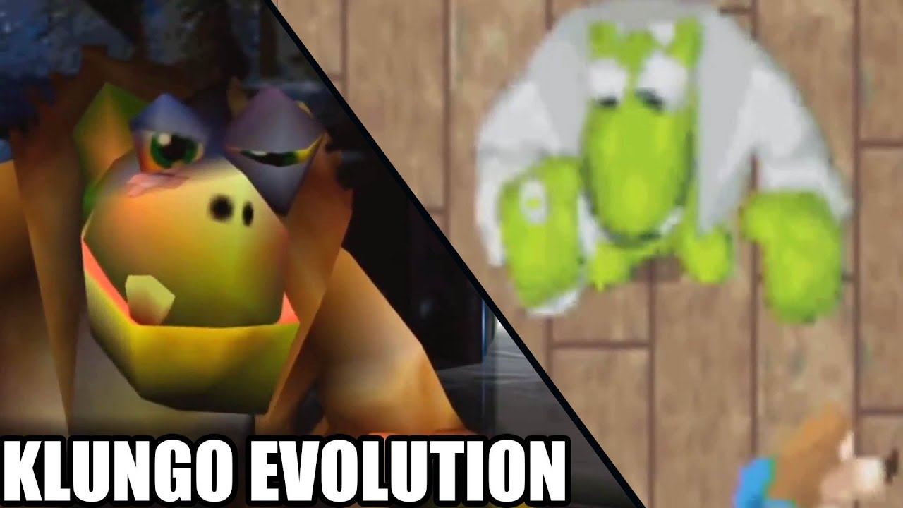 Evolution of Klungo Battles in Banjo Kazooie Games