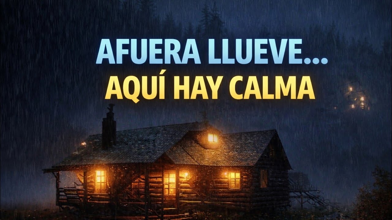Lluvia Fuerte y Grillos: Sonido de Noche en el Bosque para Dormir Profundo