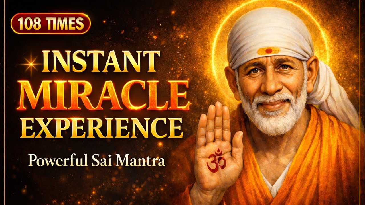 Listen to This Every Morning for Success and Peace | Sai Baba Mantra | Om Sai Namo Namah