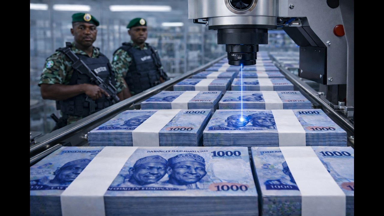 Inside the High-Security Factory: How Nigerian Naira Banknotes Are Made | Full Industrial Process