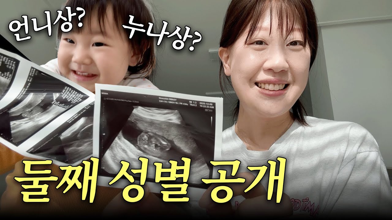 둘째 성별 확정🪽+ 중기 임산부의 16개월 가정보육 브이로그