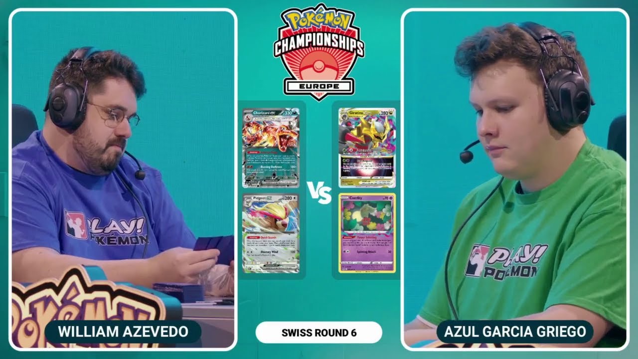 TCG Azul Garcia Griego Vs William Azevedo - 2024 Pokémon Europe International Championships Swiss R6