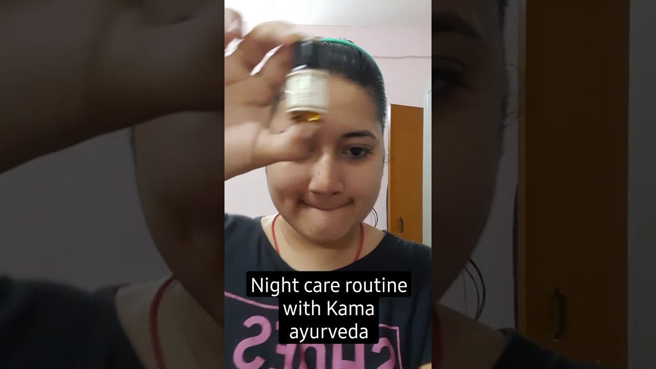 Night care routine/Kama ayurveda jwalini and kama ayurveda rose water