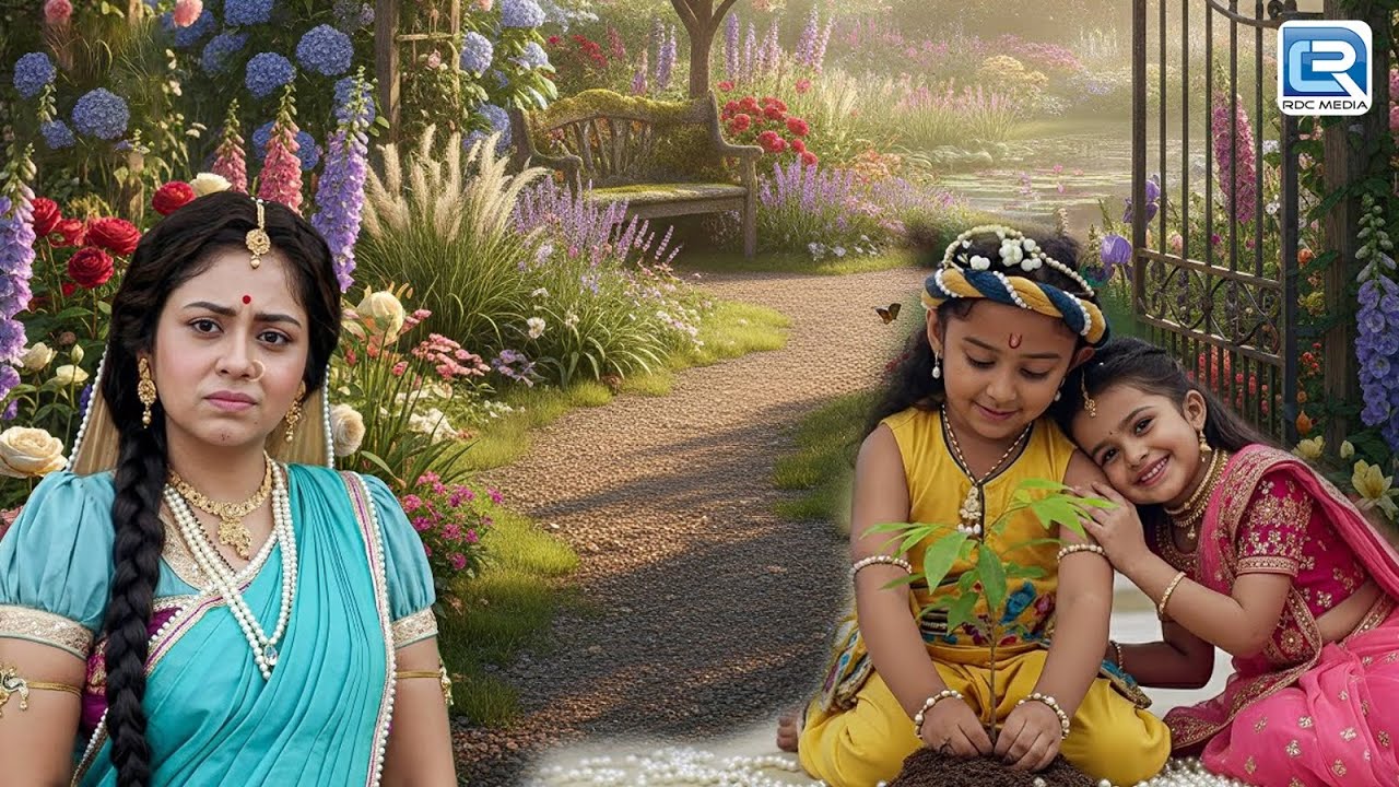 कान्हा ने राधा के नाम से लगाए पौधे को देखकर मैया हो गई नाराज़ |YASHOMATI MAIYYA KE NANDLAL | Full EP