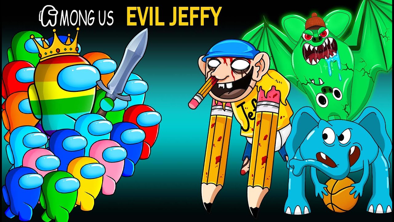 среди нас против злого Джеффи | Смешные среди нас анимация