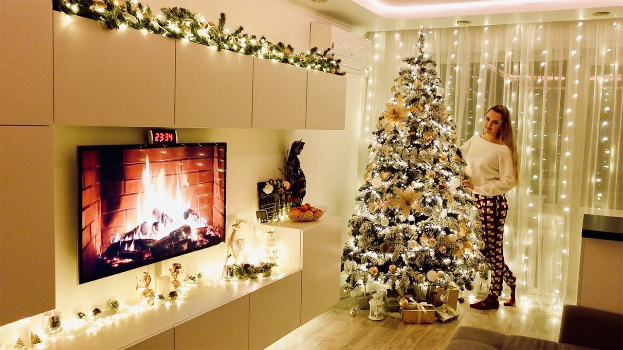 🎄УКРАШАЕМ ДОМ К НОВОМУ ГОДУ 2022 🎉 НОВОГОДНИЙ ДЕКОР | УКРАШАЕМ ЕЛКУ | НОВЫЙ ГОД 🎁 #УЮТНОЕ ВИДЕО
