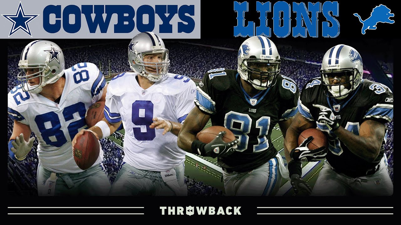 Romo & Witten Last Second Magic! (Cowboys vs. Lions 2007, Week 14)