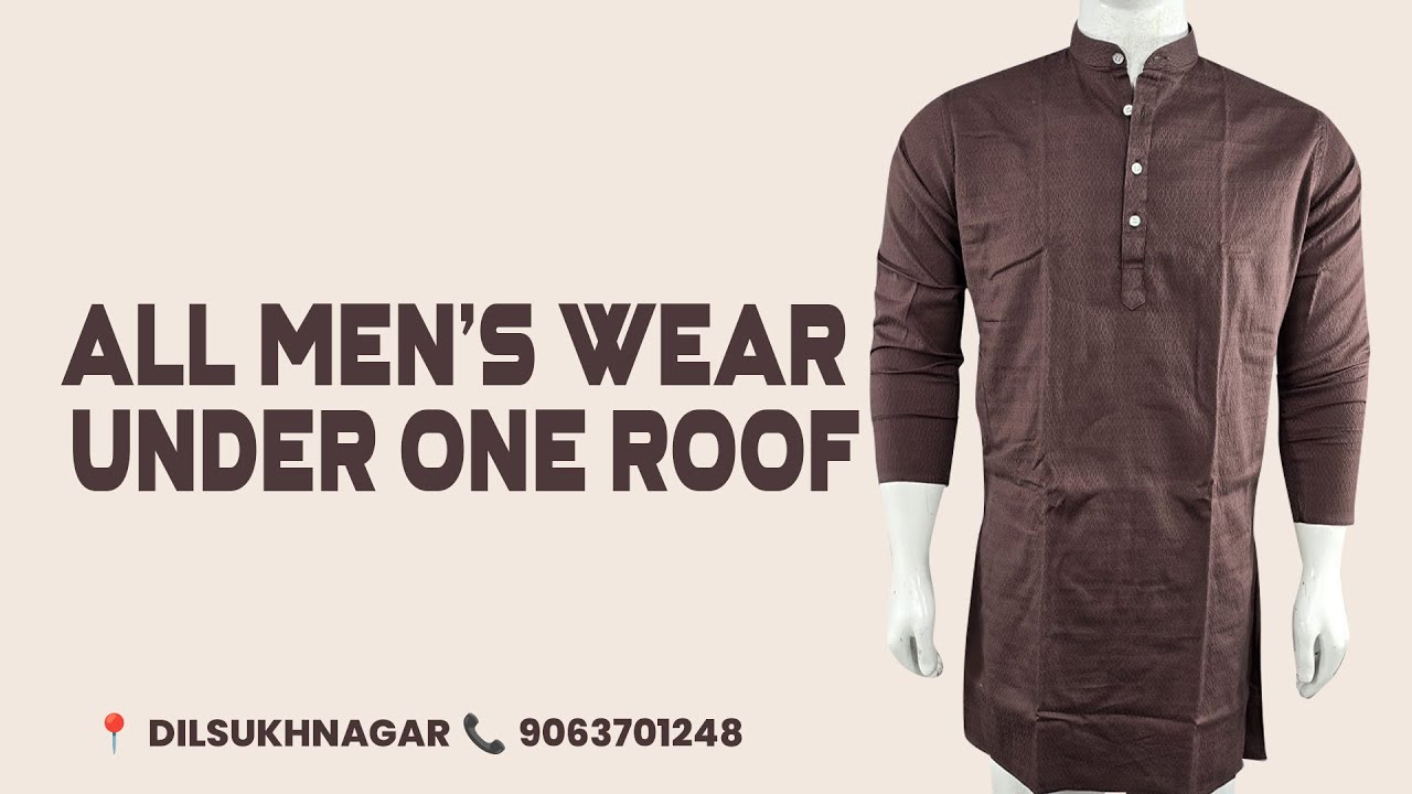 Complete Men’s Collection Under One Roof From Kurtas to Jeans | “All New Arrivals | 1 Piece Courier