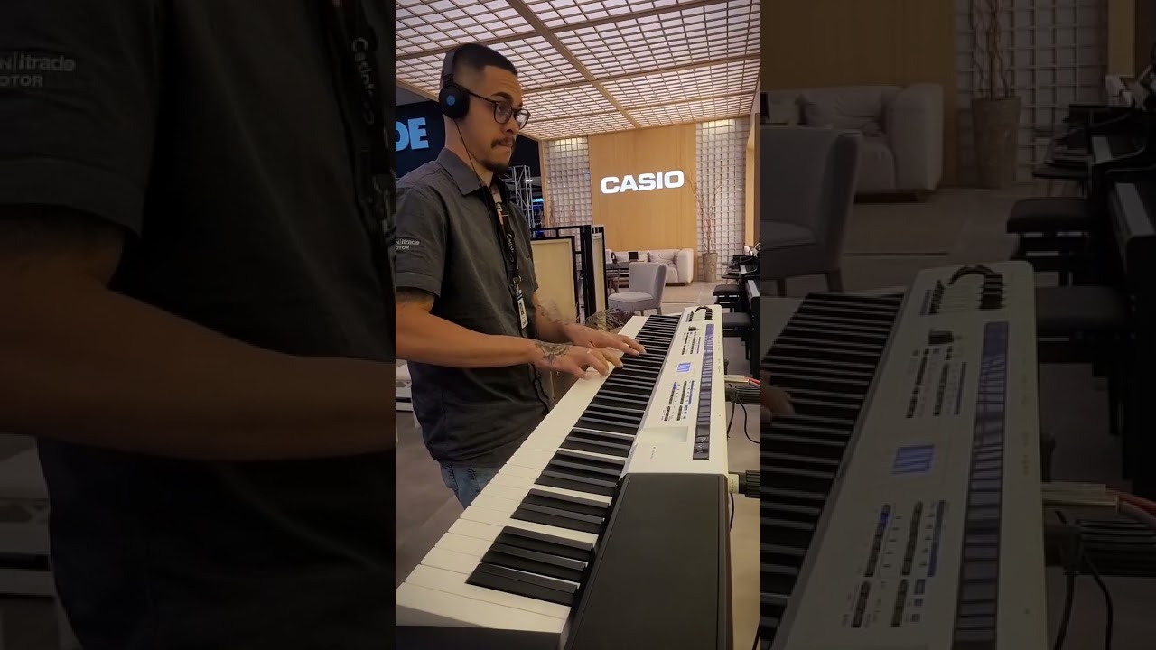 O Casio Privia PX-5S &eacute; um piano de palco com uma sonoridade din&acirc;mica e altamente program&aacute;vel #shorts