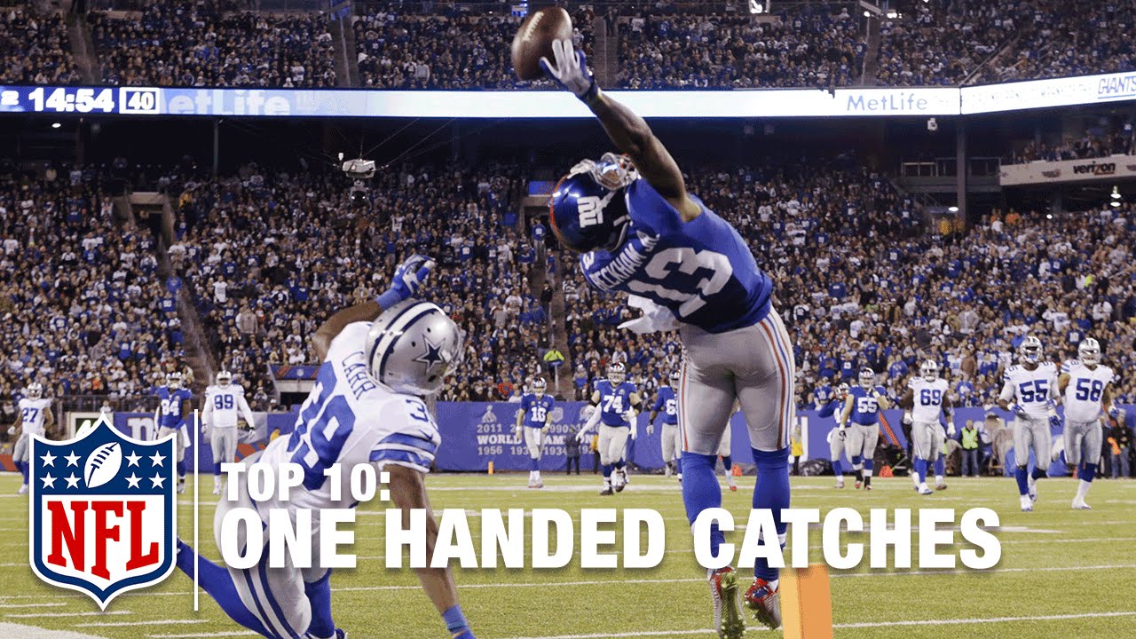 Top 10 One-Handed Catches of All Time | NFL