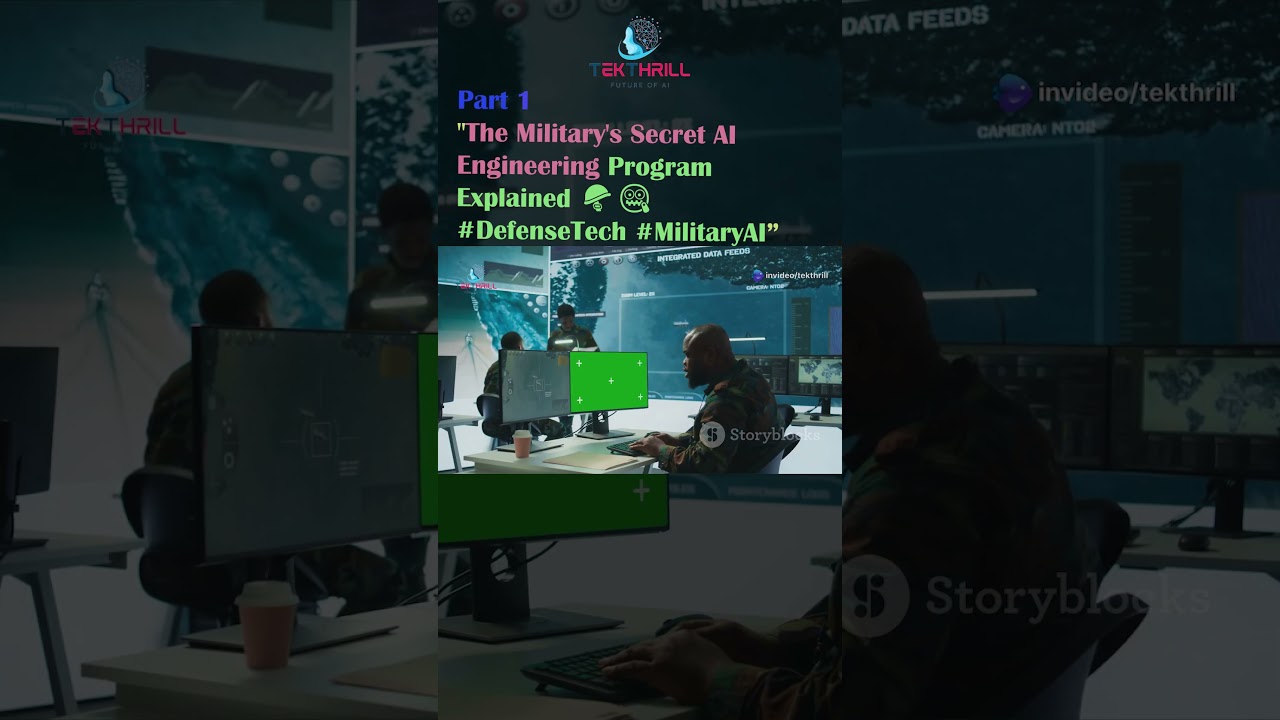 The Military's Secret AI Engineering Program Explained 🪖🤐 #DefenseTech #MilitaryAI PART 1