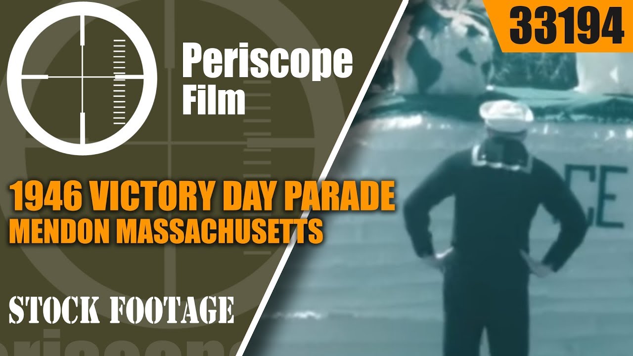 1946 VICTORY DAY PARADE  MENDON MASSACHUSETTS  33194