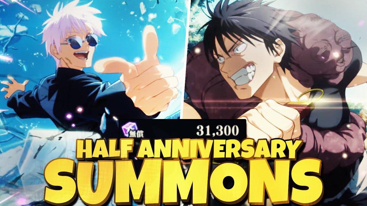 HALF ANNIVERSARY TOJI & GOJO SUMMONS 0.7% I HAVE NO WORDS 😲  - Jujutsu Kaisen Phantom Parade