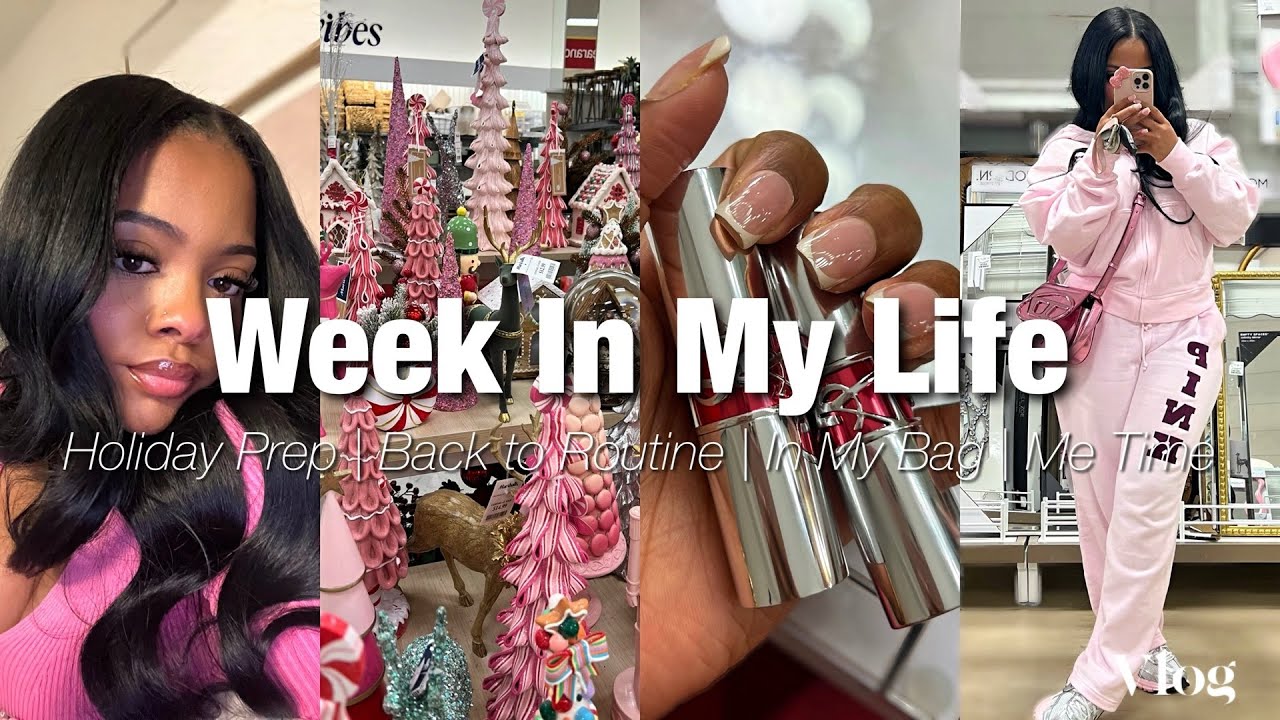 Vlog:  Week In My Life 🎀 | HOLIDAY PREP/ SHOPPING 🛍️ , BACK INTO ROUTINE & WORK, NEW CAMERA + MORE 🤍