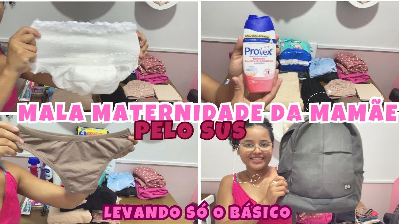 MALA MATERNIDADE DA MAMÃE PELO SUS | Levando só o básico ✨