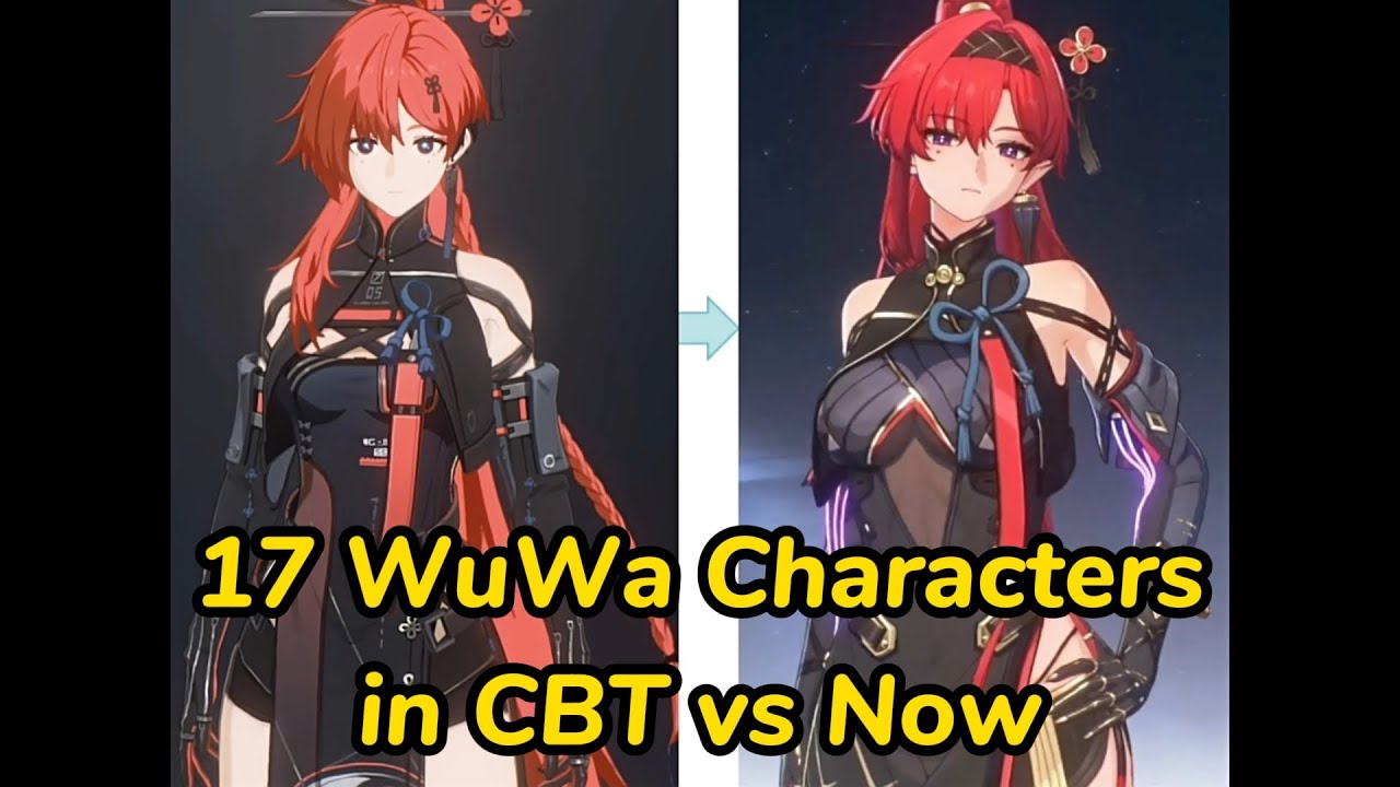 WuWa Characters in CBT vs Now