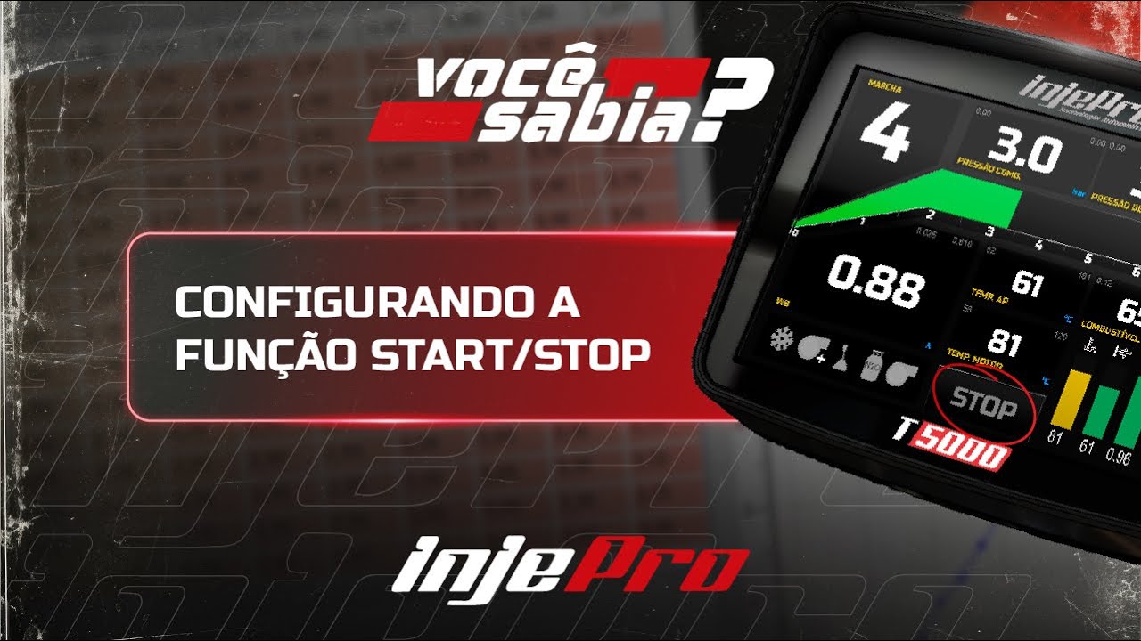 Como configurar o START STOP na sua Injepro!