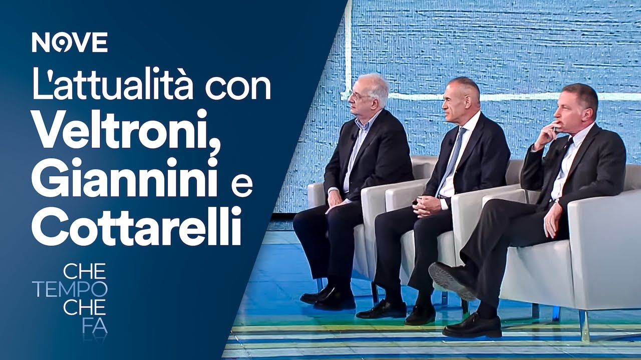 L'attualità con Veltroni, Giannini e Cottarelli | Che tempo che fa