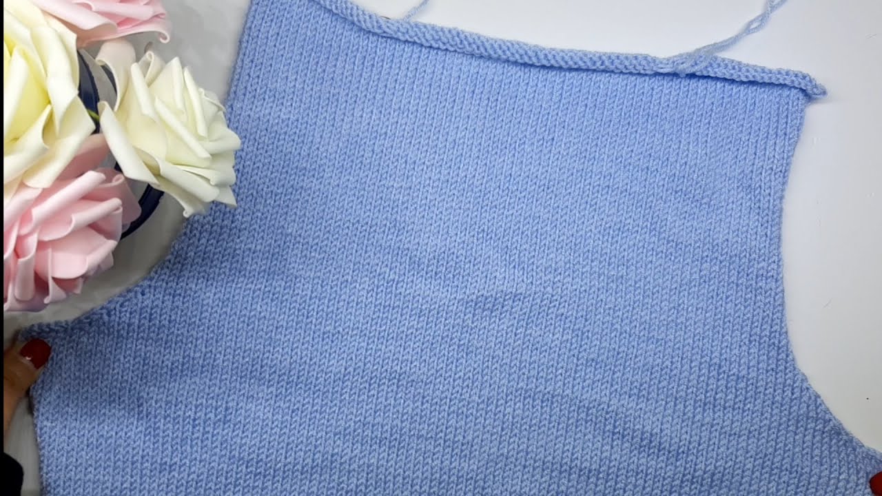 Gli scalfi ai ferri / How to knit armholes / Como tejer sisas