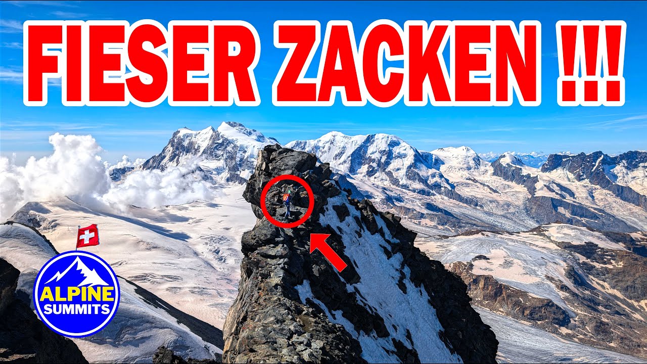 Rimpfischhorn 4198 m via Normalweg | FIESER ZACKEN !!! #hochtour #schweiz