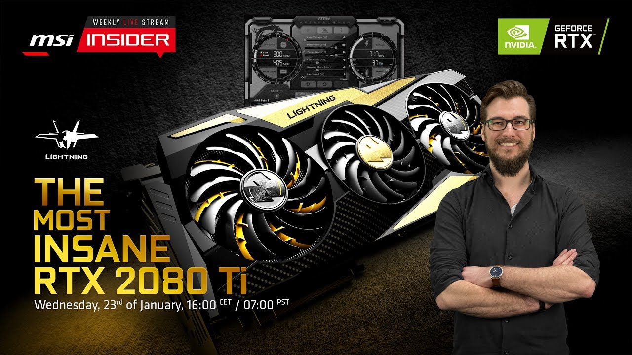 LIGHTNING, the most insane RTX 2080 Ti you can get! | MSI