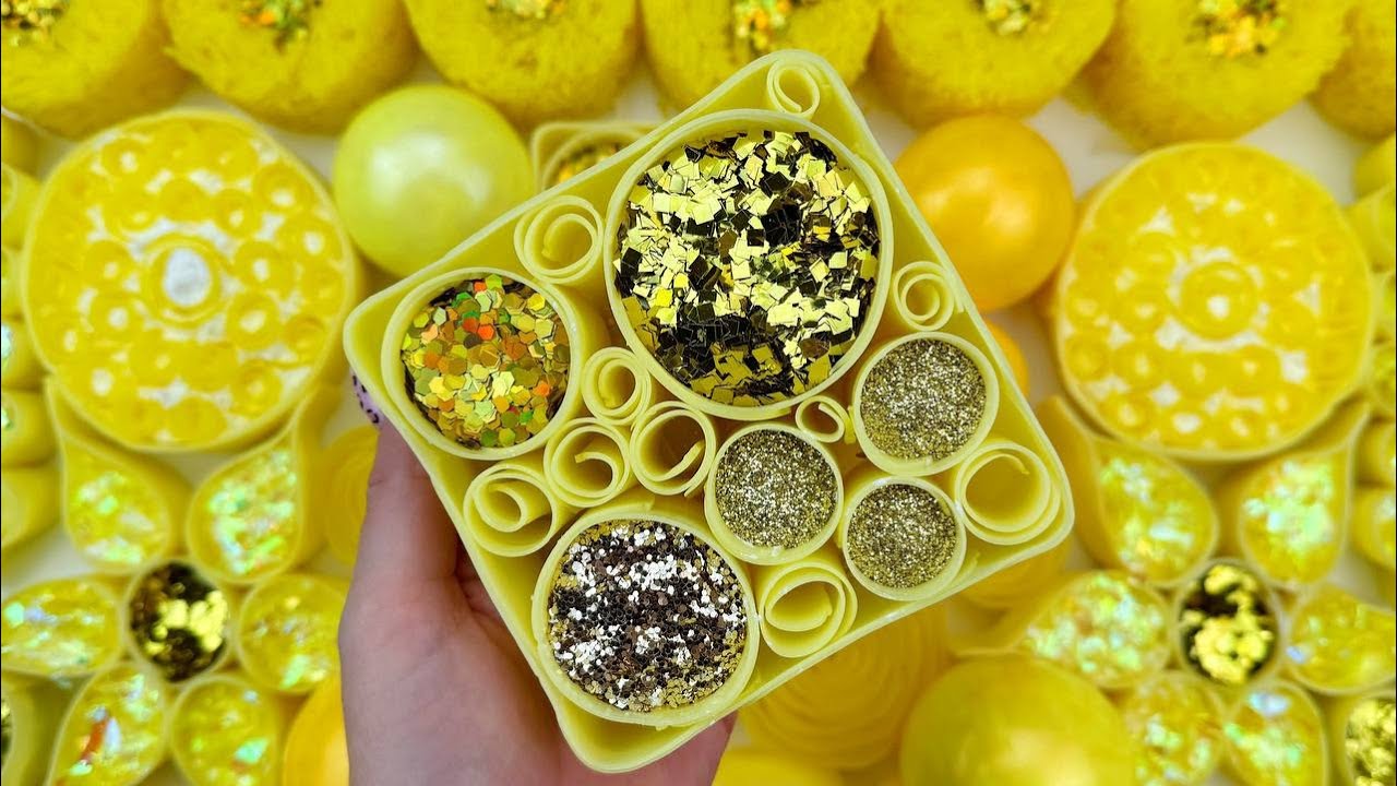 @AllaAsmr ASMR★Soap boxes with foam glitter & starch★4K★