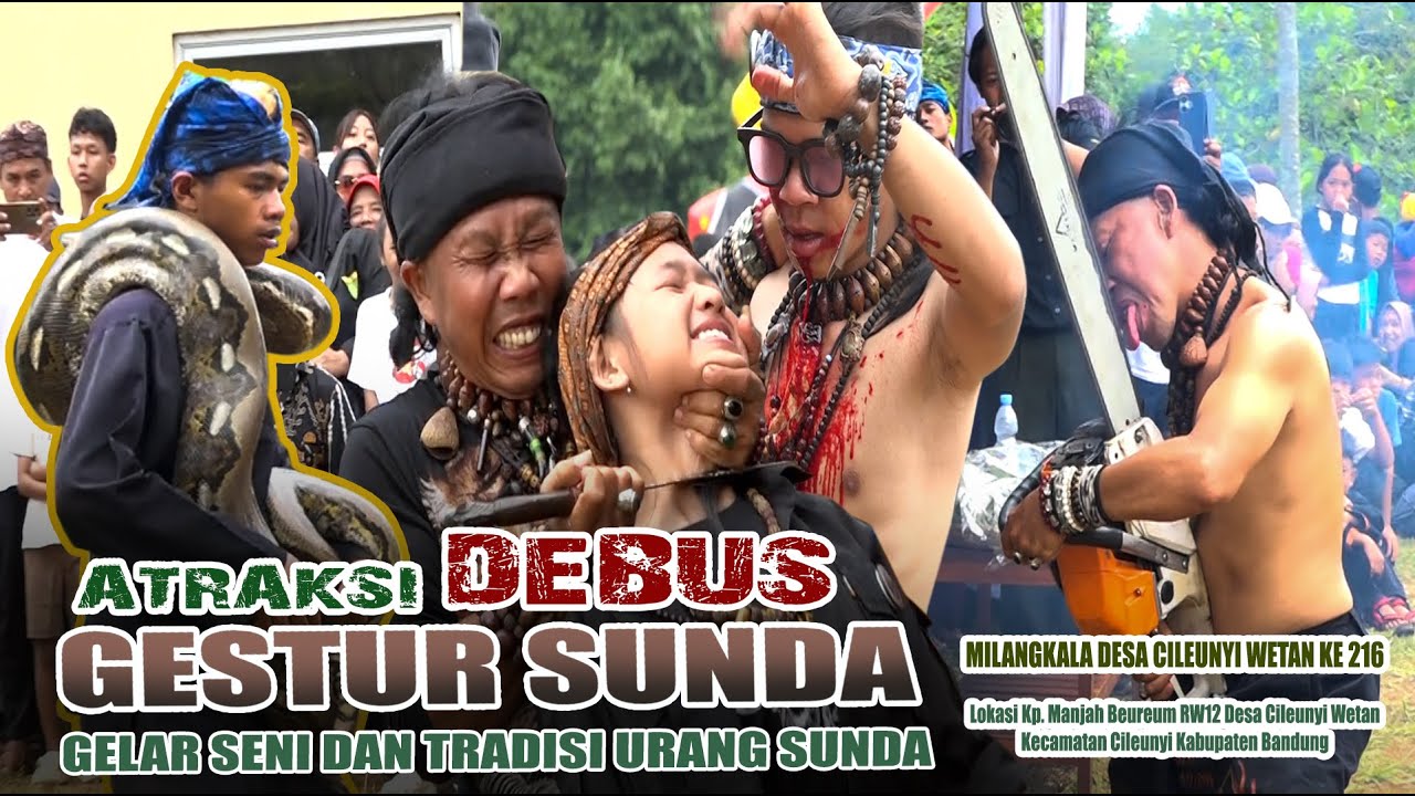 Atraksi DEBUS || Pencak Silat Satria Cakra Manglayang || GESTUR SUNDA