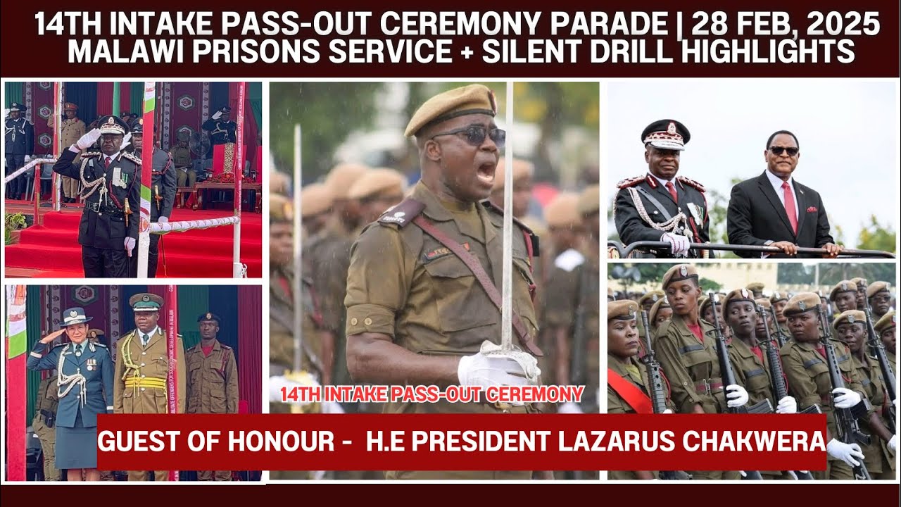 14th INTAKE PASS-OUT CEREMONY PARADE | 28 FEB, 2025 MALAWI PRISONS SERVICE + SILENT DRILL HIGHLIGHTS