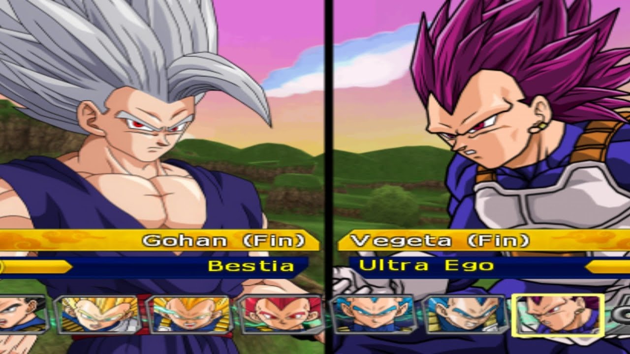 Beast Gohan Vs Vegeta Ultra Ego - Dragon Ball Z Budokai Tenkaichi 3 V7 Update