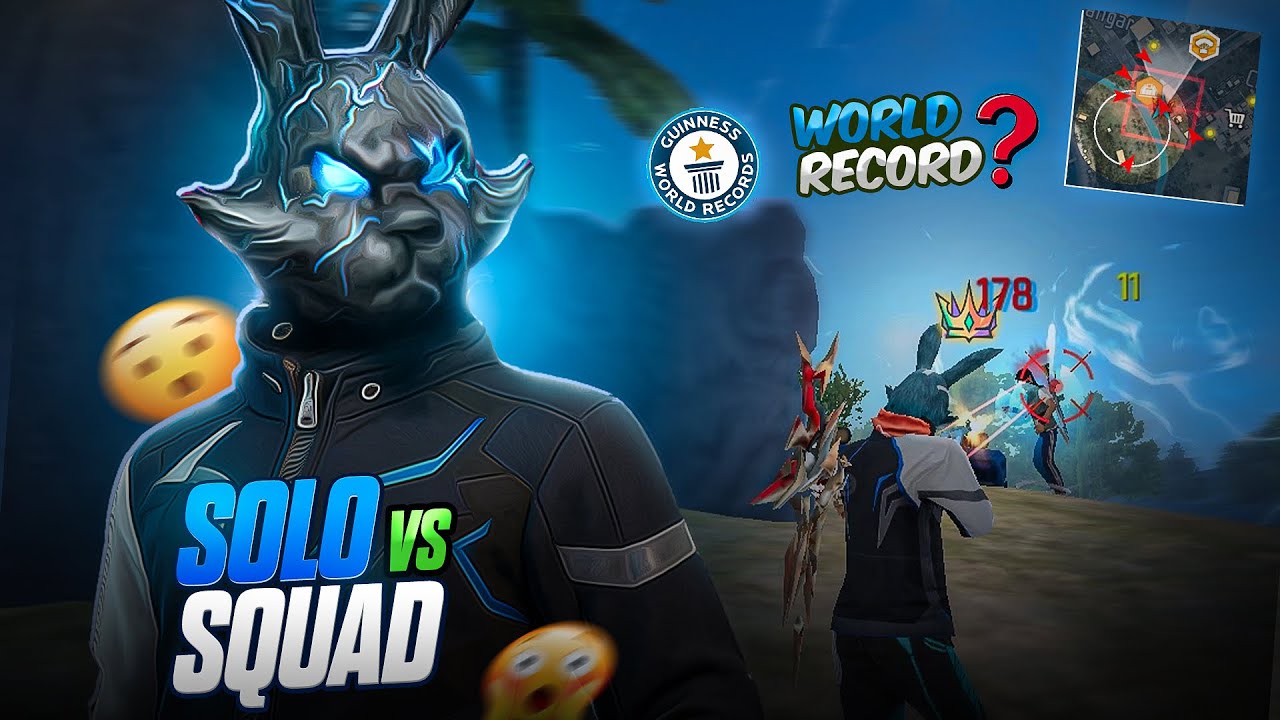 Can I Break World Record in Solo vs Squad❓