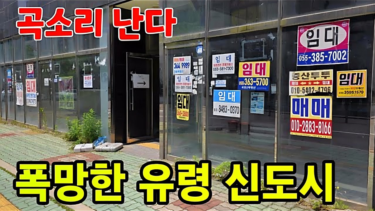 역세권도 망한 유령 신도시 ☆ 사람보다 공실이 많다