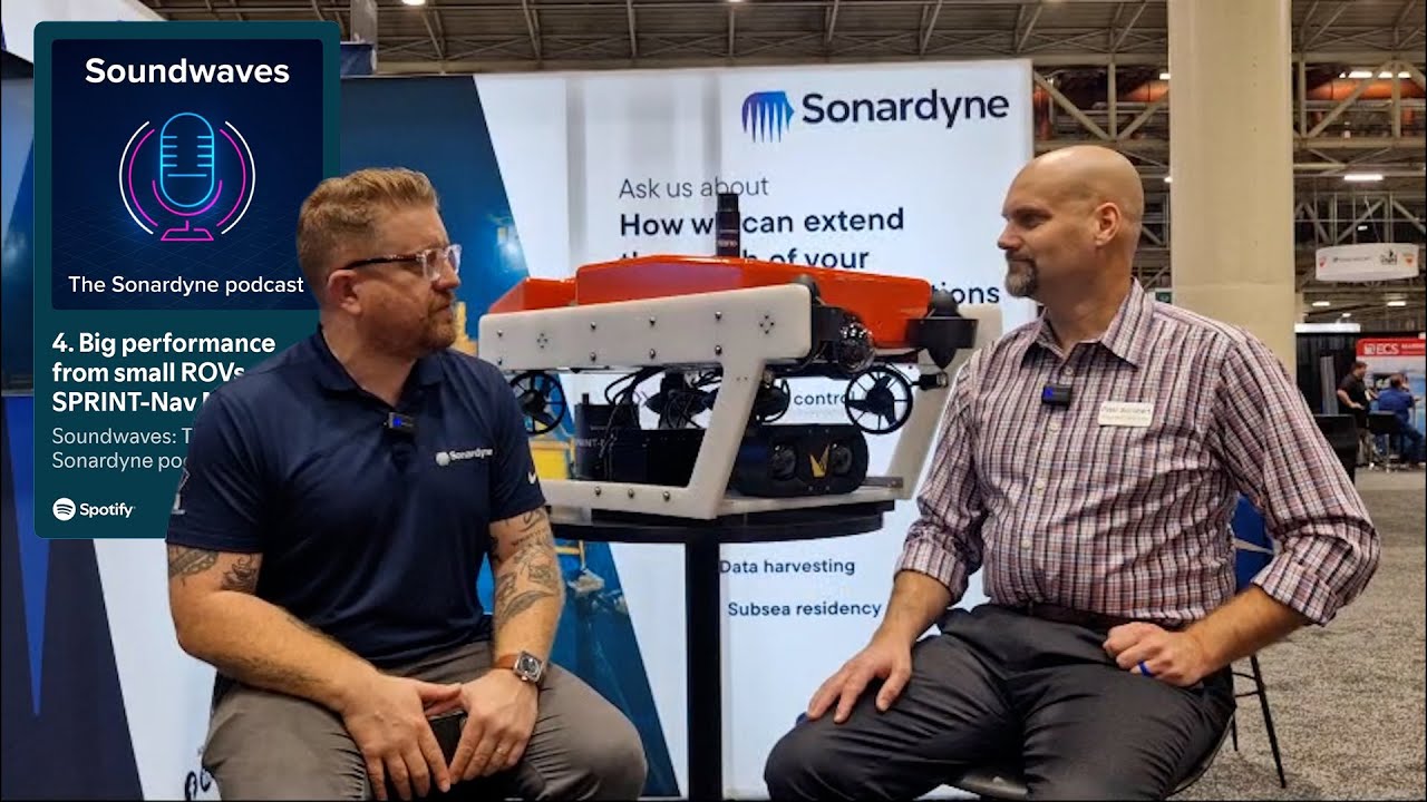 Big performance from small ROVs - Poseidon Robotics | Soundwaves: The Sonardyne podcast | Episode 4
