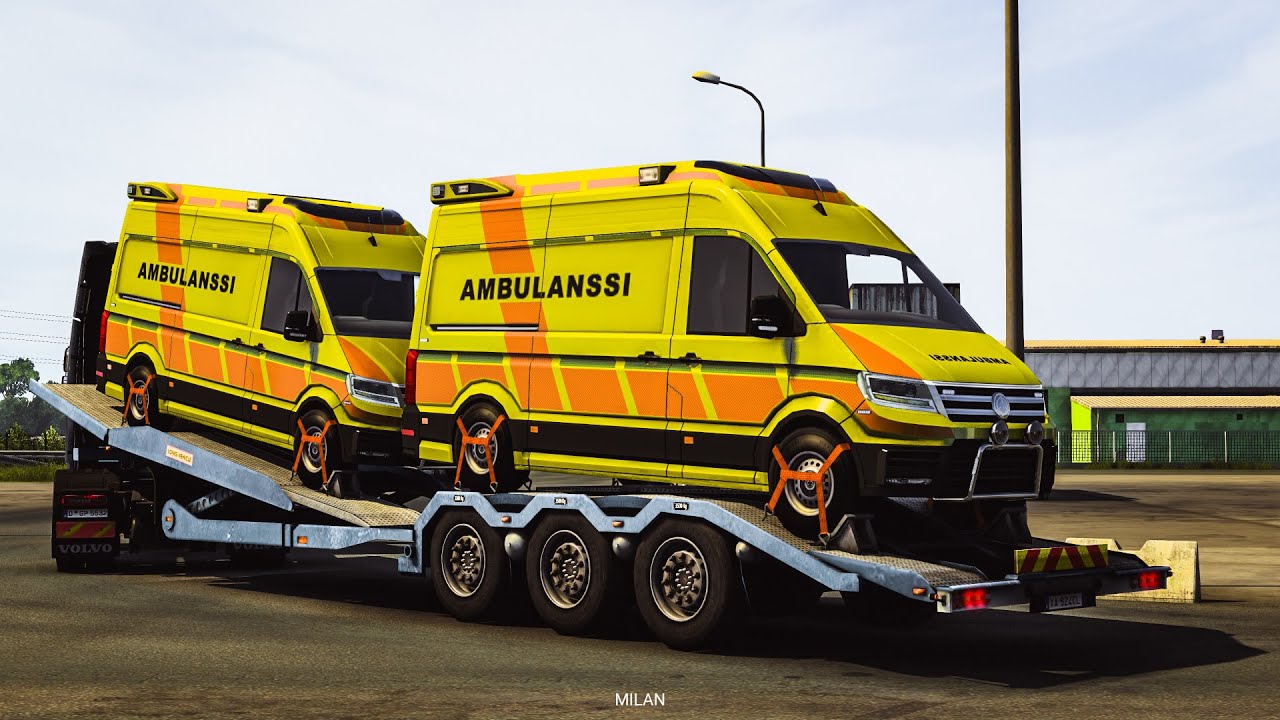 Ambulance Cargo - Euro Truck Simulator 2 Mod