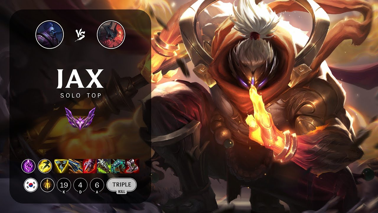 Jax Top vs Aatrox - KR Master Patch 14.3