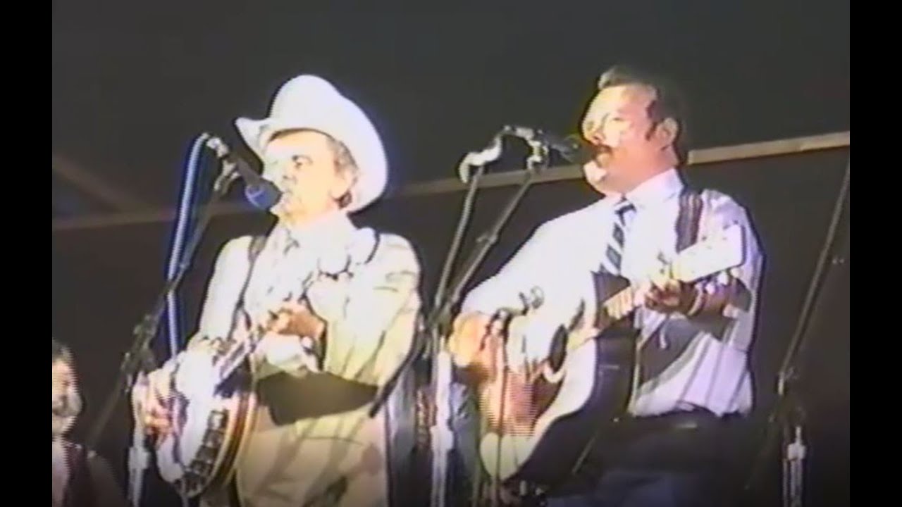 Ralph Stanley with James King "Don't Go Out Tonight Little Darling" 1987 Grass Valley, CA