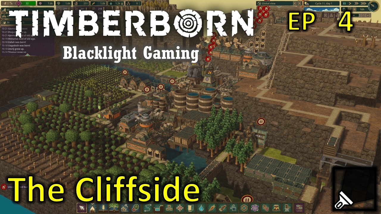 【Timberborn Experimental 1.0】 The Cliffside Gameplay Episode 4