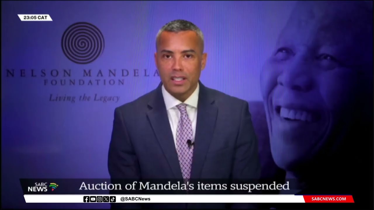 Auction of Mandela's items suspended: Sherwin Bryce-Pease