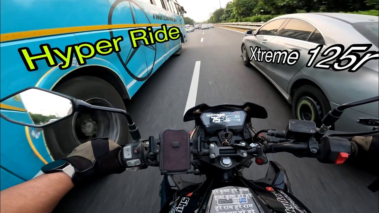 Xtreme125R Full Hyper Ride in Traffic 😈 || 💥 Beast Mode in City Traffic!