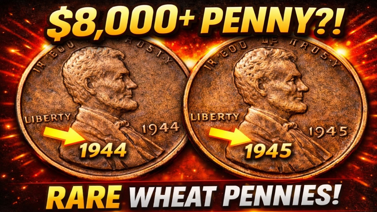 RARE 1944 & 1945 Wheat Pennies Worth a Fortune Top2 Lincoln Cents Every Coin Collector Must Check!