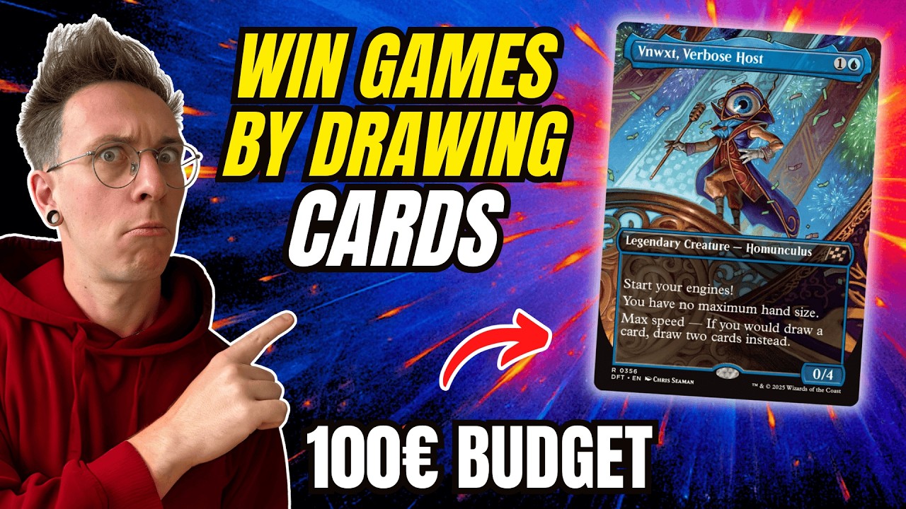 This 2-Mana Commander Wins by Drawing Cards?! | Vnwxt 100&euro; Budget EDH