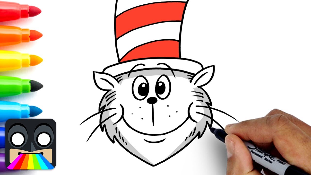 How To Draw Cat in the Hat