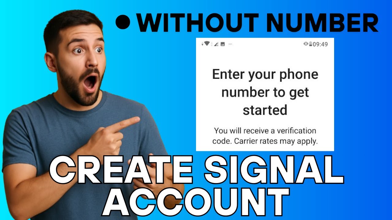 How to Create Signal Account Without Using Your Own Phone Number in 2025 (New Trick)