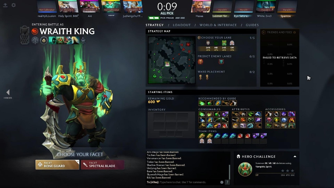 DOTA 2 MMR WRAITH KING Epic ComeBack