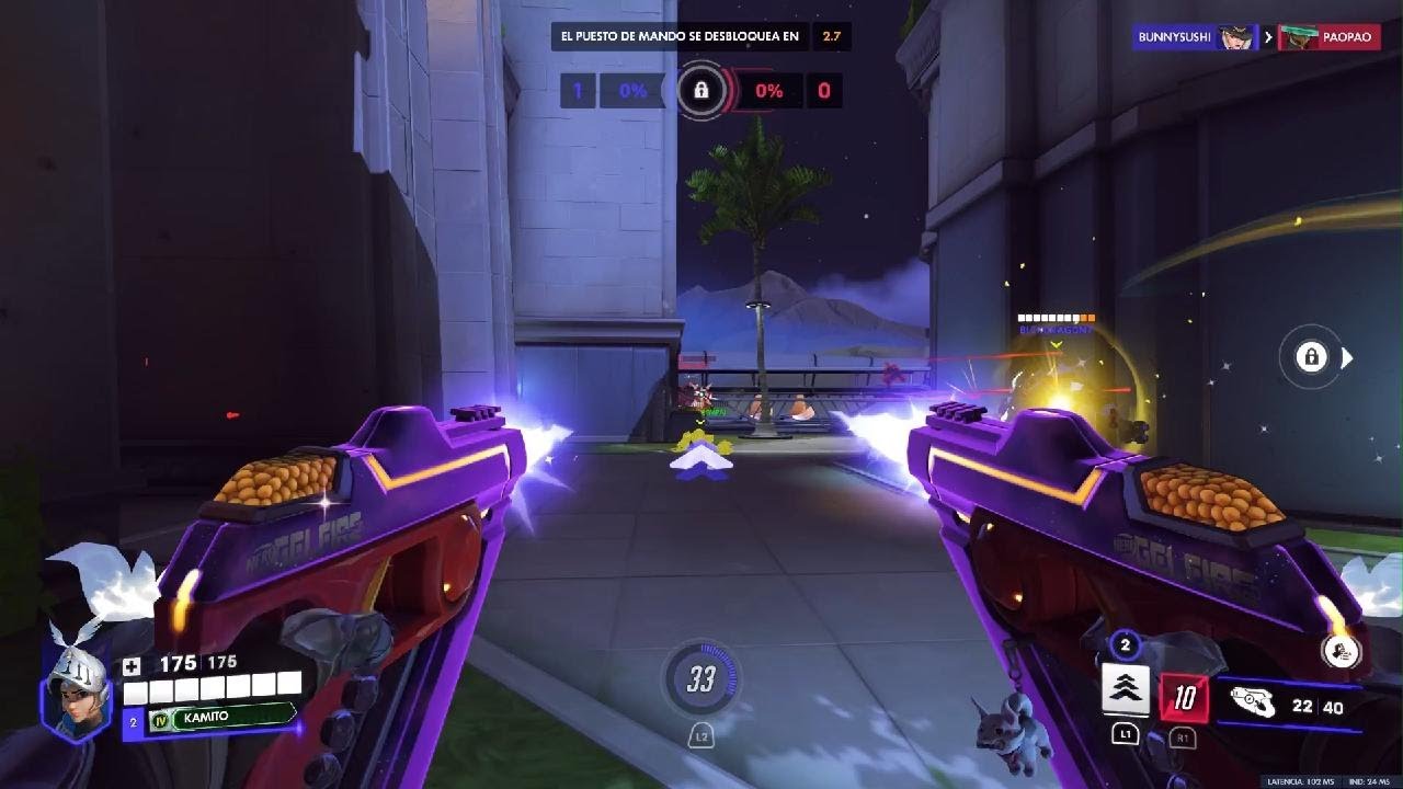 CAT BUNNY Overwatch_TRACER CON COMPAS