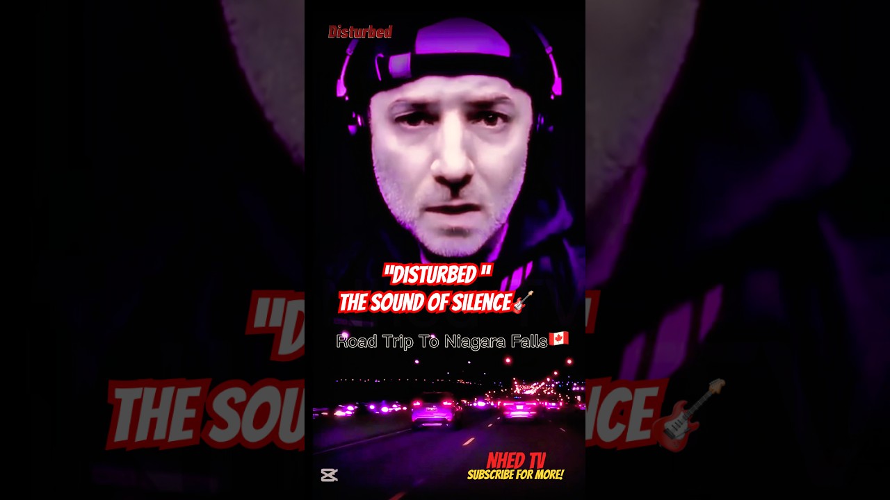 The Sound of Silence - Disturbed (Cyril Mix)🎸🔥 Road Trip to Niagara Falls #rock #music #shorts