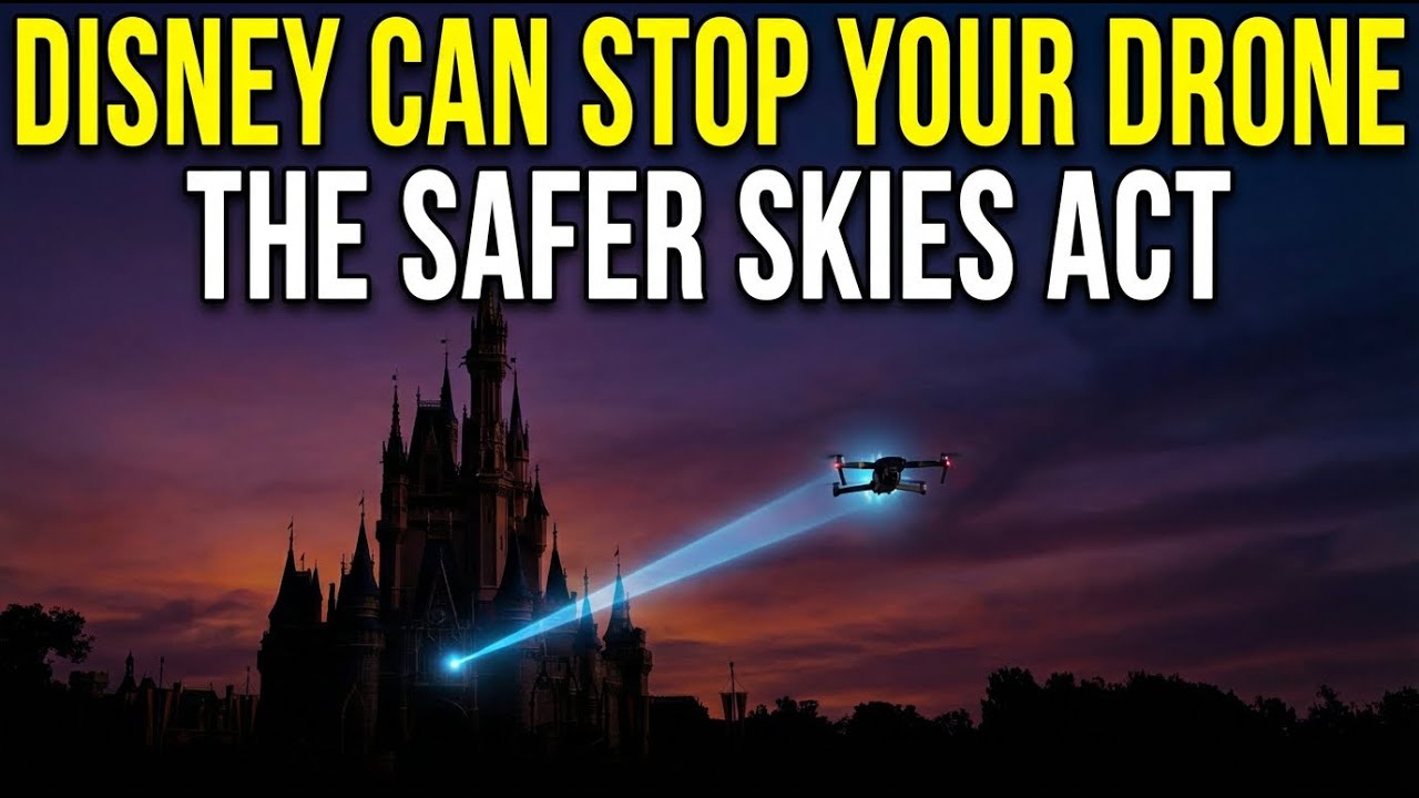 Disney World Can Now Shoot Down Your Drone: The Safer Skies Act Changes Everything | UAVHQ