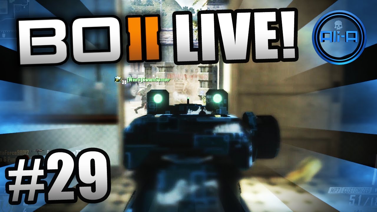"1 MINUTE SWARM!" - BO2 LIVE w/ Ali-A #29 - (Call of Duty: Black Ops 2 Multiplayer Gameplay)