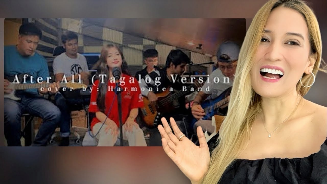 First time Reaction to “Ikaw Lang at Ako (After All Tagalog)- Harmonica Band ft.Monica Bianca