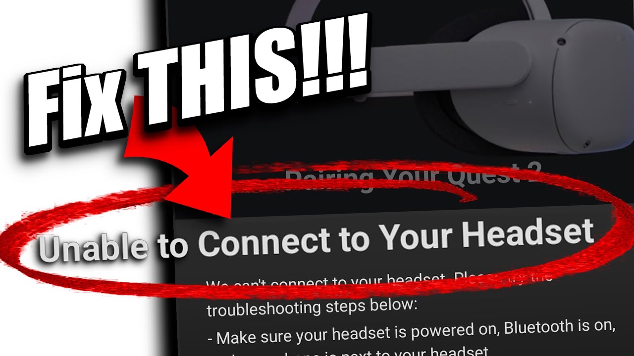 Quest Headset Won't Pair With Oculus/Meta Quest Mobile App? Try This!! (Quest 2, Quest 3, Quest Pro)